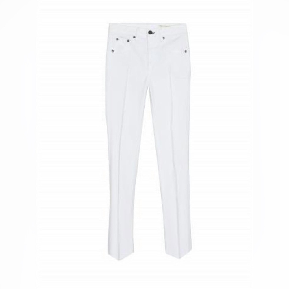 NWT rag & bone high rise ankle skinny jeans in white Manson